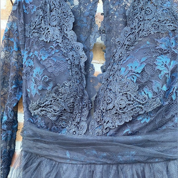 SHEIN Belle Elegant Black Dress - Picture 3 of 6